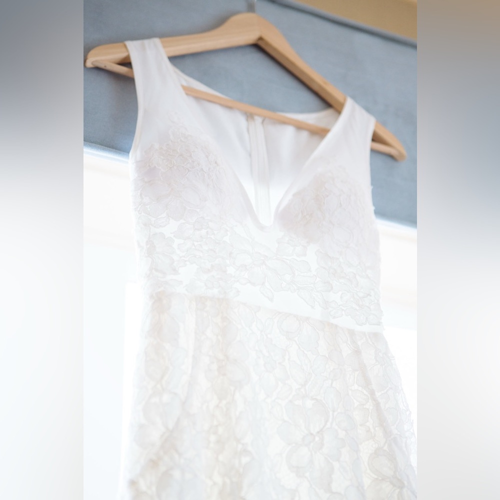 Elegant custom wedding dress